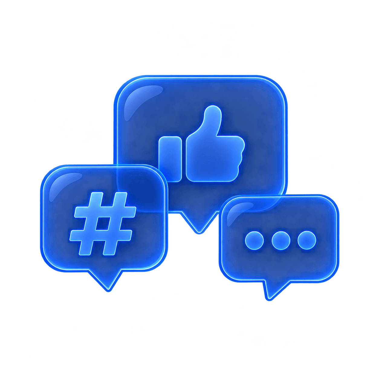 Illustration for Social media management
